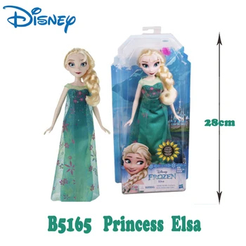 1/6 Eredeti Disney Fagyasztott Zöld Tündér Baba Snowqueen Elsa Abs Műanyag Babák Modell 30cm Lányok Játékok, Születésnapi Ajándék B5165