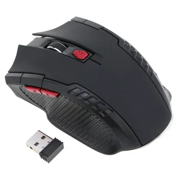 2.4 G Wireless Üzleti Gaming Mouse/Egér Hordozható 2400DPI Állítható Optikai egér PC, Laptop, Asztali USB-egér