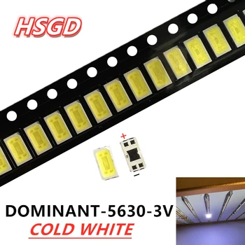 2000pcs DOMINÁNS nagyteljesítményű 5630 SMD LED PLCC-4-es Háttérvilágítású Televízió Dióda Super Bright SMD 5630 LCD 1W 3V hideg Fehér TV Háttérvilágítás