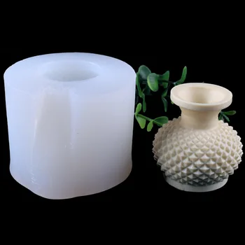 3D háromdimenziós váza modellezése kristály penész DIY torta dekoráció penész, cukor, csokoládé szilikon öntőforma