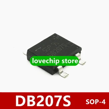 5db DB207S Márka új, Eredeti patch DB207 sop4 híd stack 2A1000V Egyenirányító híd SOP-4