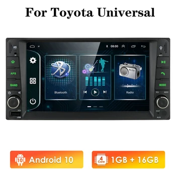 7 Hüvelykes Android autórádió GPS Toyota Corolla RAV4 Terios Prado Camry Tundra Rush Korona Multimédia SWC FM Mic Térkép érintőképernyő