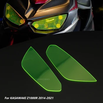 A KAWASAKI Z1000R 2014-2021 Motorcyclce Fényszóró Őr Pajzs Képernyő objektívvédőt Protector Fényszóró védőborítás