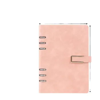 A5 Laza Levél Notebook - Egyszerű Ins Csat Laza Levél Notebook - Jegyzettömb - Üzleti Tanuló Naplója