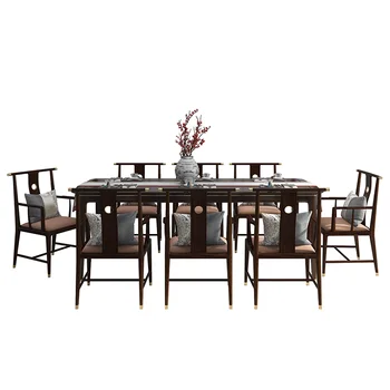 Asztal, Szék Kombináció Nyolc Halhatatlan Táblázat Fény Luxus Háztartási Tér Étkező Asztal Asztal Asztal Szett
