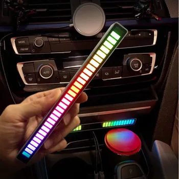Autó LED RGB Sound Control Ritmus Világítás Tartozékok Cadillac ATS BLS CTS XT4 XT5 ATSL XTS SZEM SRX Escalade auto zubehör