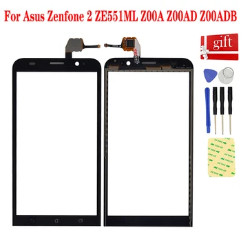 Az Asus Zenfone 2 ZE551ML Z00A Z00AD Z00ADB érintőképernyő Digitalizáló Érzékelő érintőképernyő Üveg Csere