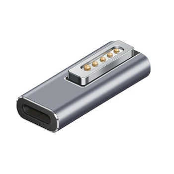C típusú Mágneses USB PD Adapter Apple Magsafe1 Magsafe 2 MacBook Pro USB-C Női Gyors Töltés 60W Mágnes Csatlakozó Átalakító