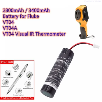Felmérés,Teszt Akkumulátor 3,7 V/2800mAh/3400mAh 4375741 FLK-VT04 a Fluke VT04 Vizuális IR Hőmérő,VT04A