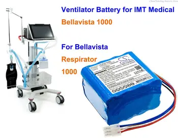 GreenBattey 6400mAh/10200mAh Orvosi Akkumulátor H2B360 az IMT Orvosi Bellavista 1000, A Bellavista Légzőkészülék, 1000