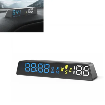 H500G GPS HUD Head Up Display HUD Intelligens Digitális Riasztó Emlékeztető Méter Plug and Start Stop Autó