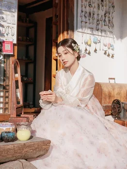 Hagyományos Koreai Ruházat Nők Új Koreai Hercegnő Palota Jelmez Női Esküvői Ruha Szabad Gyakran Utcára Menniük Ruha Napi Teljesítmény Ruhák