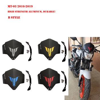 Moto Motoros Szélvédő Szélvédő Pajzs Képernyőn Konzol tartó Yamaha 2016 2017 2018 2019 MT 03 MT-03 MT03