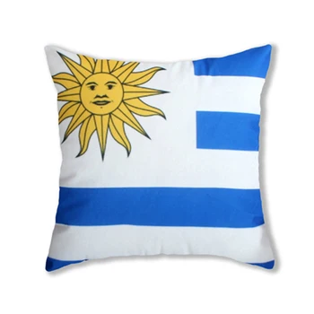Nagy vásár Élénk Színű lobogó Uruguay párnahuzat egyesült királyság zászló párnahuzat UKC ügyet Borító