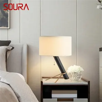 SOURA Posztmodern asztali Lámpa Kreatív Design asztali LED Lámpa Dekoráció Otthon Hálószoba, Nappali