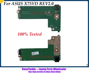 StoneTaskin DC Jack Asus X75A X75V X75VD DC Power-fedélzeti X75VD_DC_BOARD REV:2.0 60-NC0DC1000 100% - ban Tesztelt