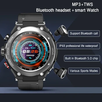 T92 Luxus Okos Órák, A Férfiak A Vezeték Nélküli Bluetooth Fejhallgató Hívás Pulzusszám Smartwatch Vízálló Női Reloj Mujer