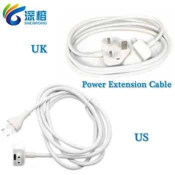 UK / US Plug HÁLÓZATI Adapter Apple MacBook Pro Kiterjesztését Töltő kábel Kábel Laptop Töltő, hálózati Kábel Adapter