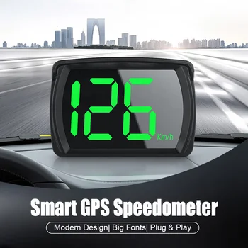 Univerzális Autós GPS HUD 5V-os USB-Head-Up Display, Digitális Sebességmérő, Plug and Play Nagy méret KMH/MPH Autó Tartozékok az Összes Autó