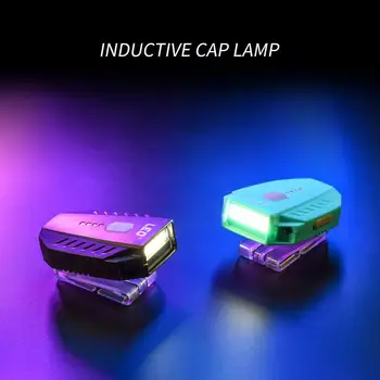 Univerzális Csipesz Sapka Lámpa Hordozható Állítható Fényerő, 4 Üzemmód Vízálló Klip Sapka Lámpa