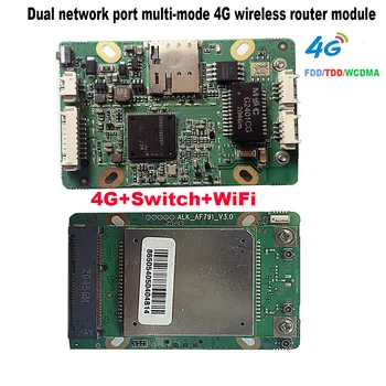 Vezeték nélküli 4G +WIFI router moudle 2x LAN-2.4 G wifi internet APN VPN IP Kamera AP sim-4G