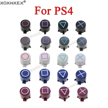 XOXNXEX 1Set Műanyag gombot A PS4 ABXY Gombok Kör, Négyzet, Háromszög ABXY Gomb Javítás Része PS4 Slim Pro Vezérlő